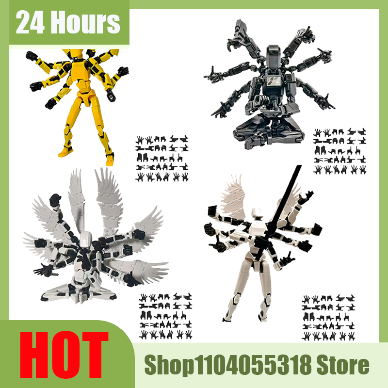 3D Printing Action Figure - Beweglicher Shapeshift-Roboter mit mehreren Gelenken und