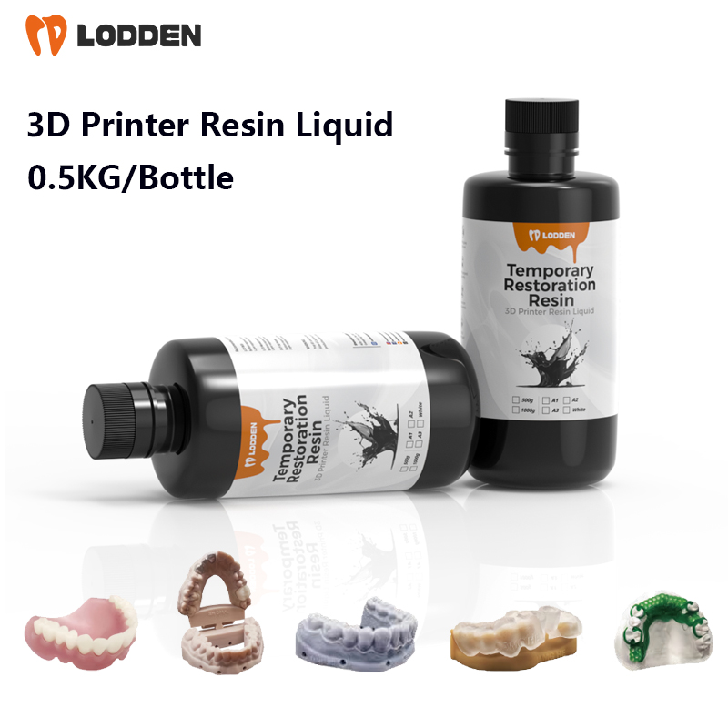 Glue For 3D Printing - Dental 3D-Drucker Harzflüssigkeit 500ml/Flasche – Hochpräzise