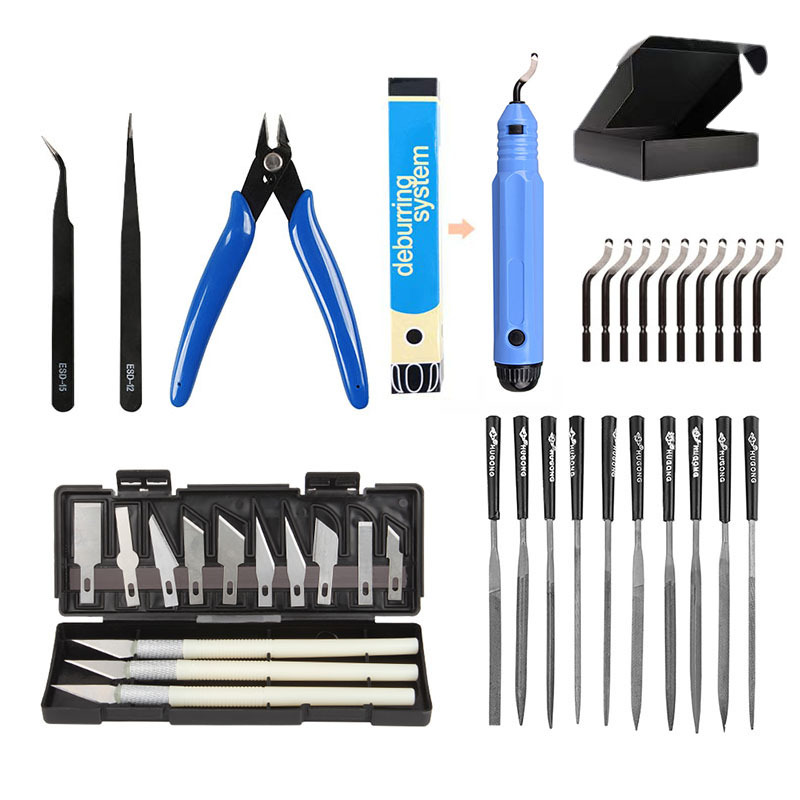 3D Printing File - 38 Stück 3D-Modell Schleifwerkzeug Entgraten Graviermesser