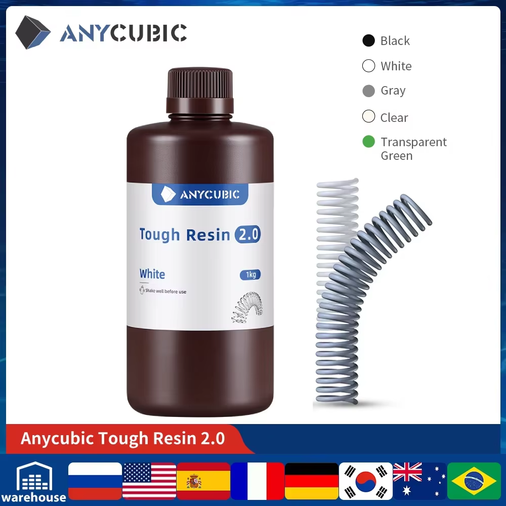 Glue For 3D Printing - ANYCUBIC Flexibles robustes Harz 2,0 405