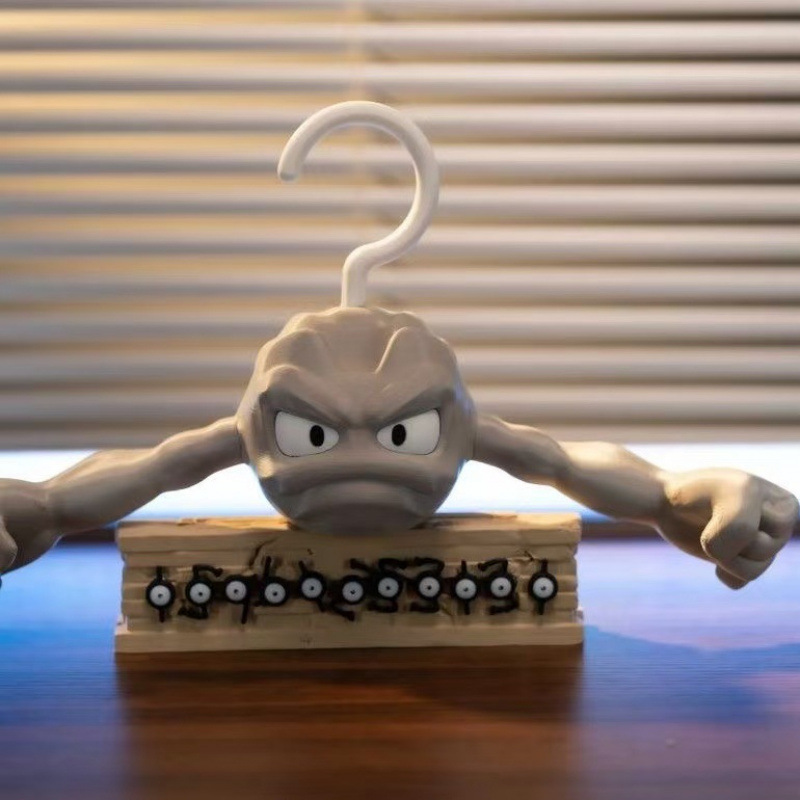 3D Printing Action Figure - Anime Kreativer Kleiderbügel Lustiger 3D-Druck Cartoon