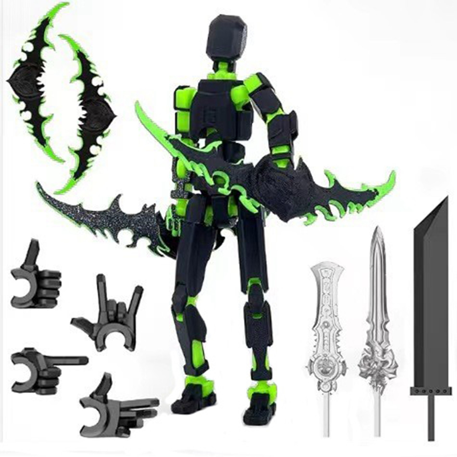 3D Printing Action Figure - Titan 13 Mit Flügeln Figur Spielzeug