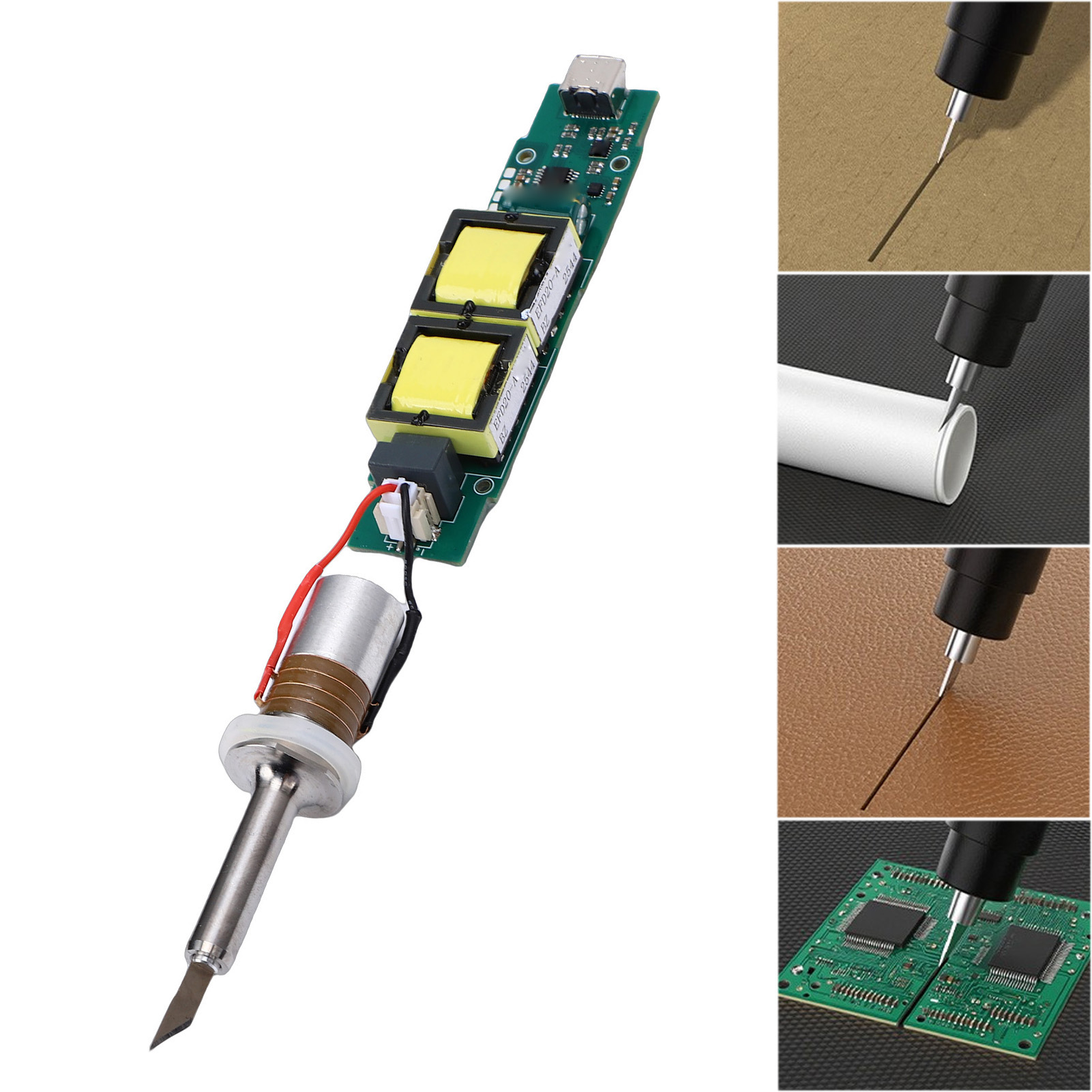 3D Printing Nerd - Ultraschall-Schneidewandler-Kit mit Treibermodul 40KHz Präzise Schneidemaschine