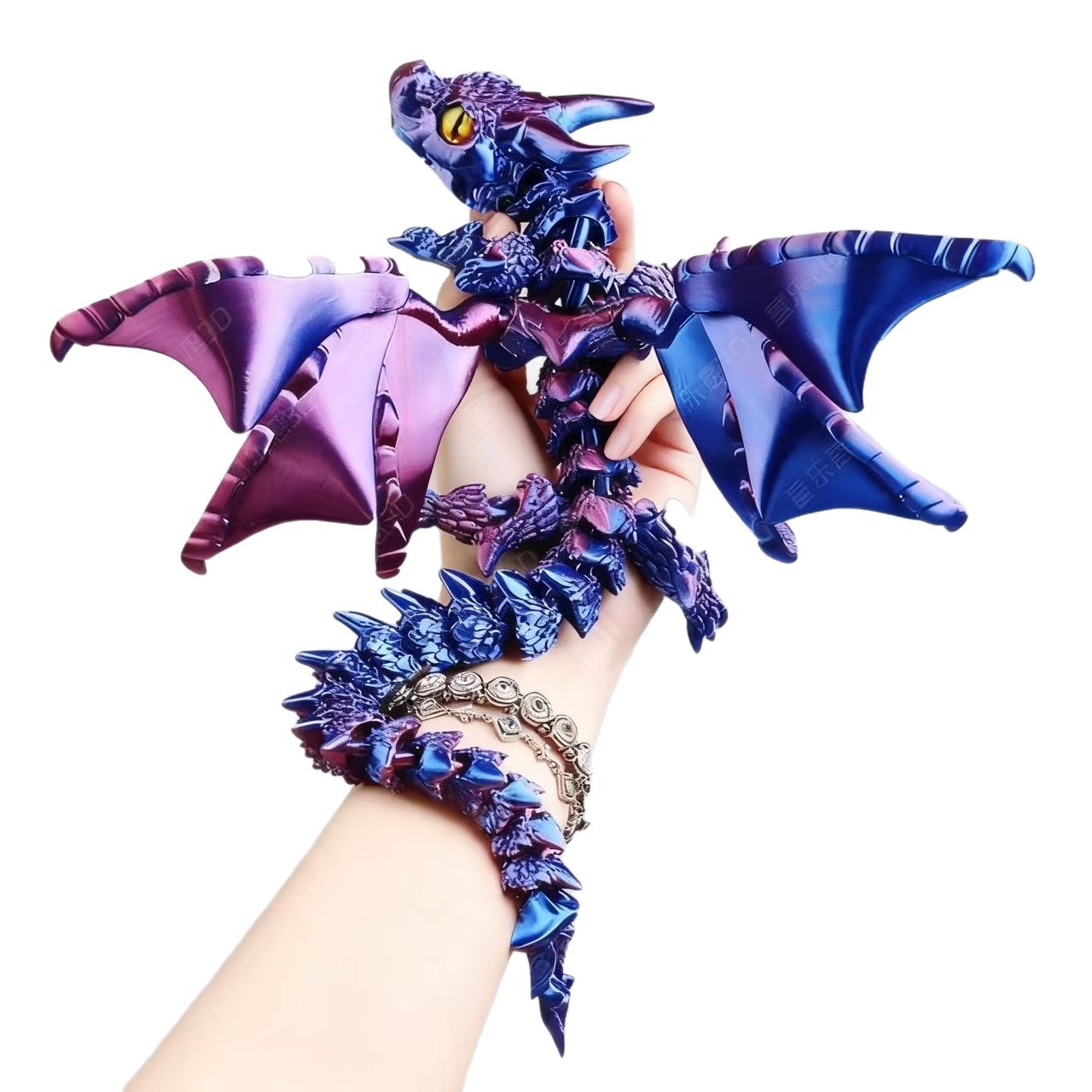 3D Printing Action Figure - 9-17 Zoll 3D-gedruckte fliegende Dinosaurier-Actionfigur, Mini-Spielzeug,