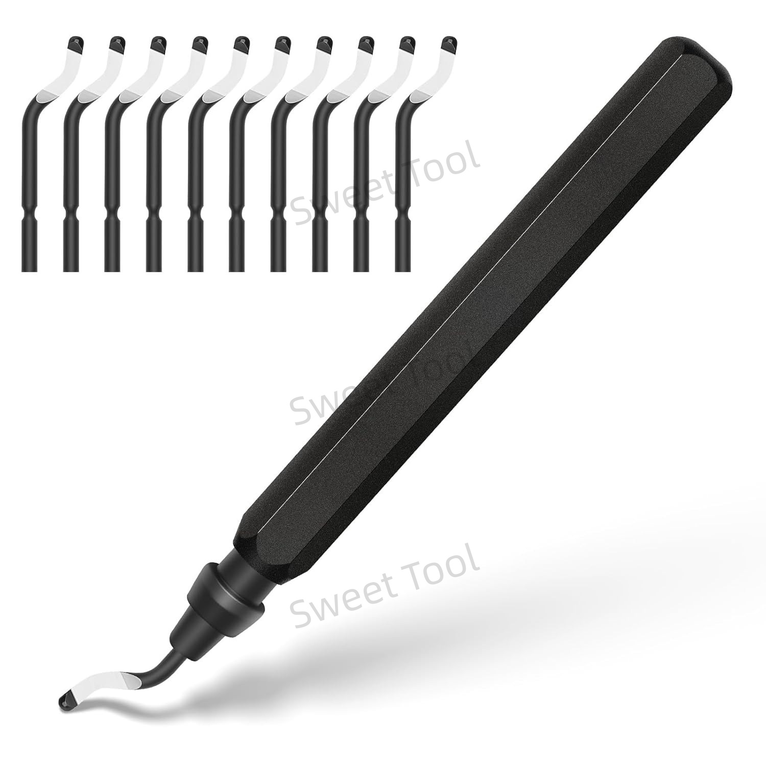 3D Printing File - Entgratwerkzeug mit Metallgriff und 1/10/11 Schwenkbarer