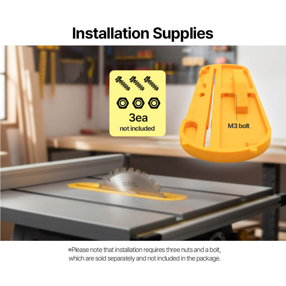 Zero Clearance Insert, kompati – 3D Printing Link Bewertung und Preis