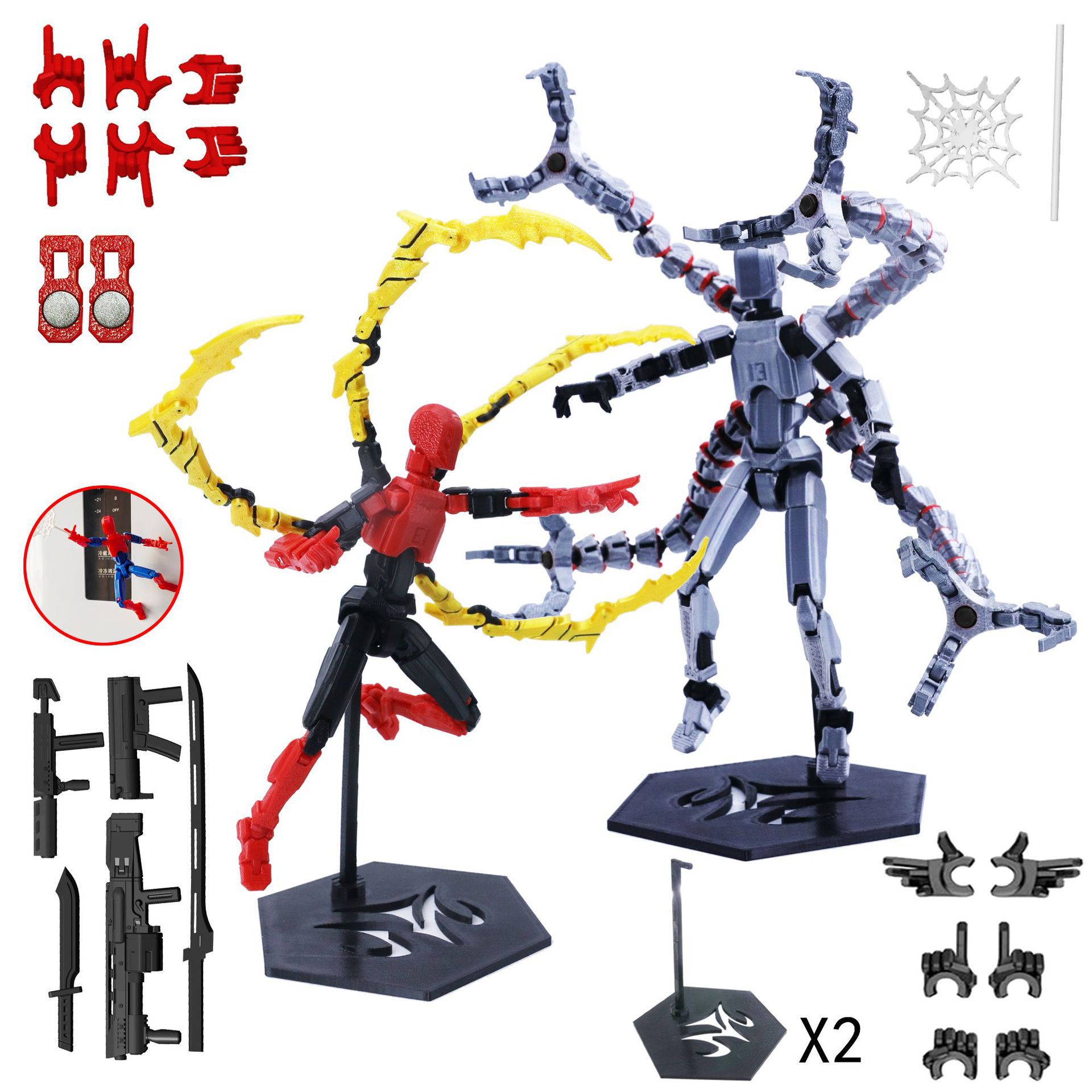 3D-gedrucktes Robotermodell, S – 3D Printing Action Figure Bewertung und Preis