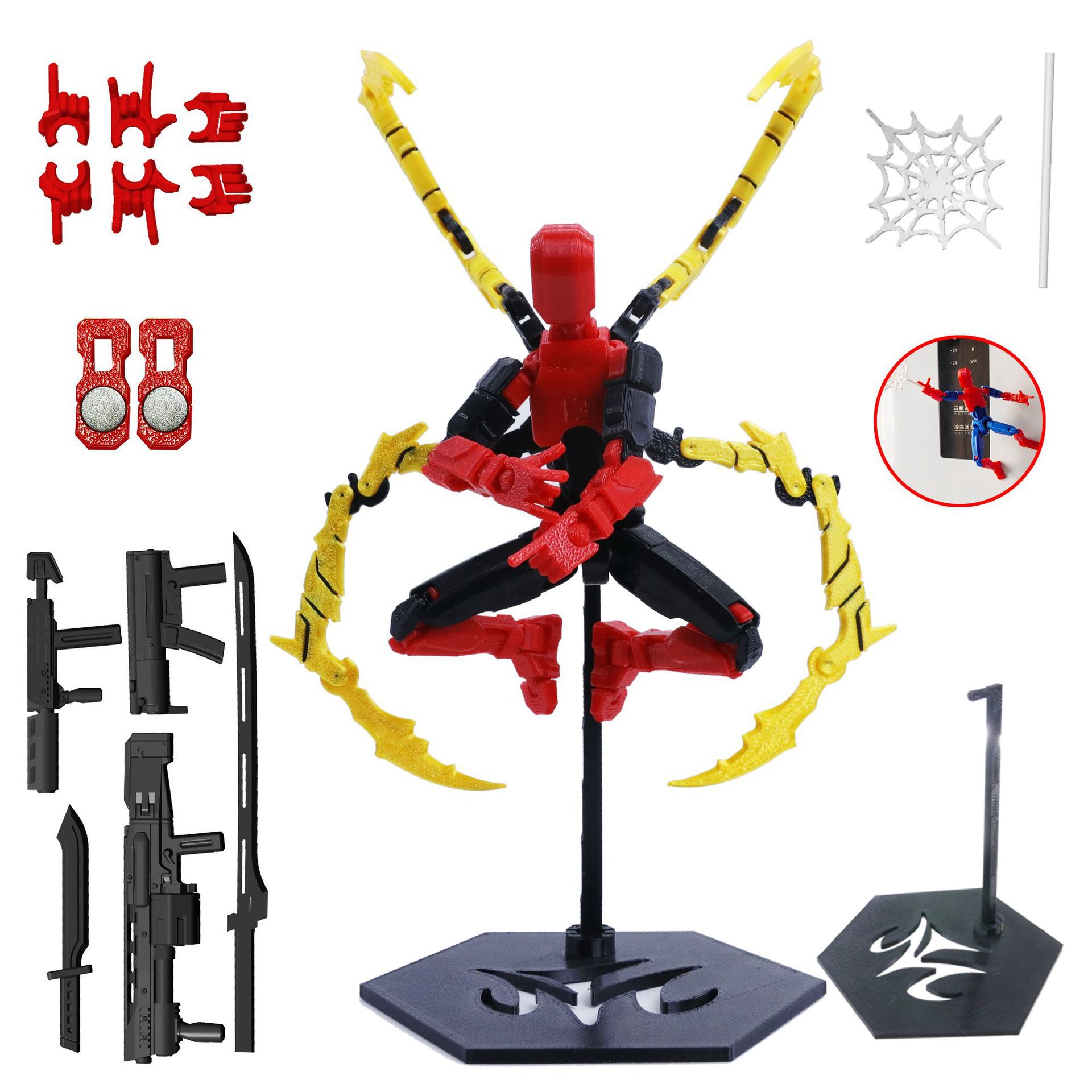 3D-gedrucktes Robotermodell, S – 3D Printing Action Figure Bewertung und Preis