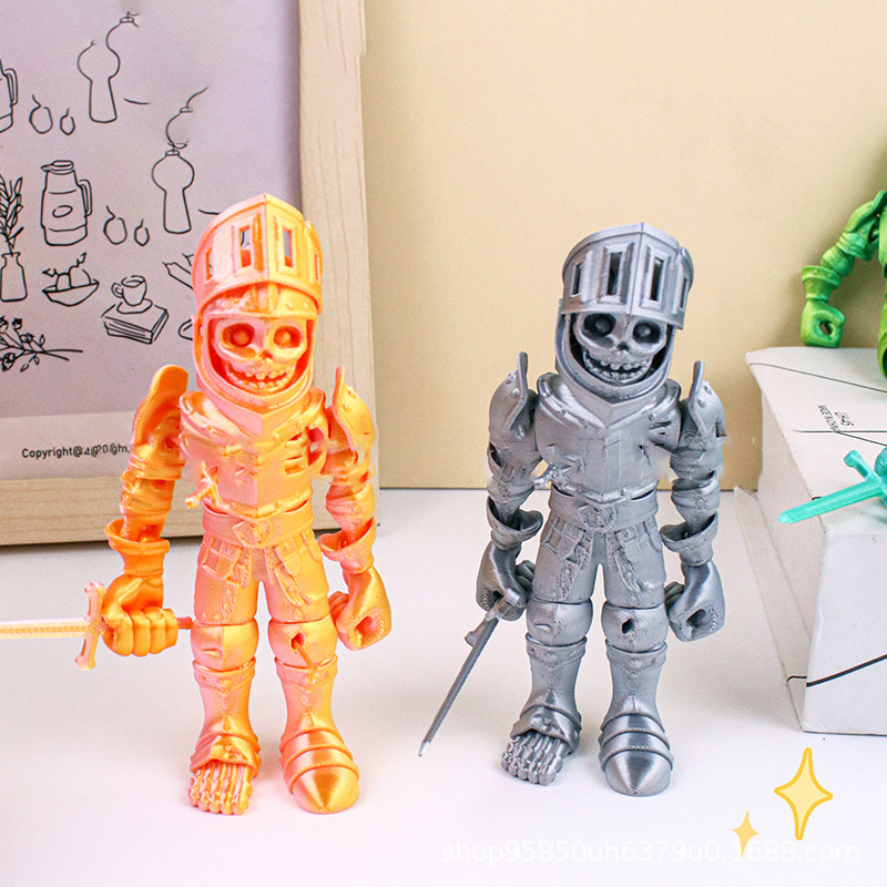 3D-gedruckte Skelett-Actionfig – 3D Printing Action Figure Bewertung und Preis