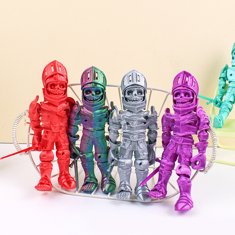 3D-gedruckte Skelett-Actionfig – 3D Printing Action Figure Bewertung und Preis