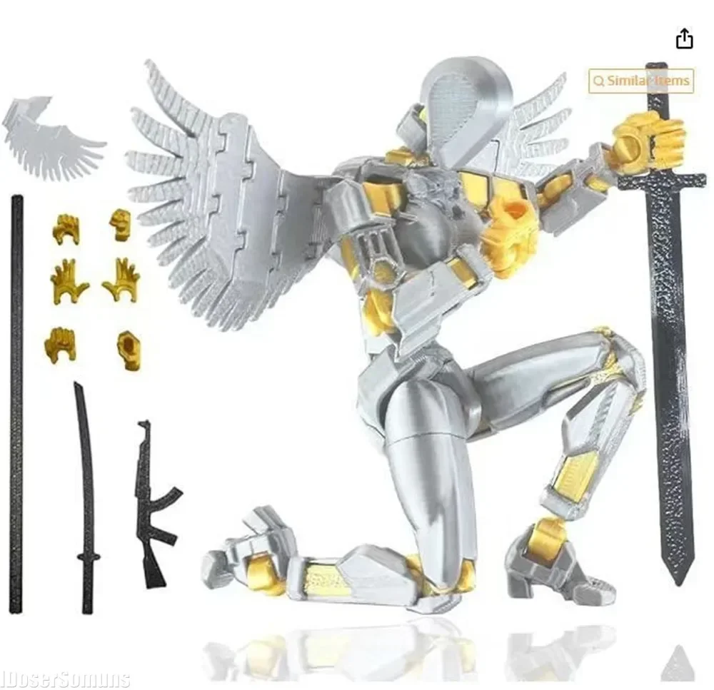3D-gedruckte Spielzeuge, Actio – 3D Printing Action Figure Bewertung und Preis