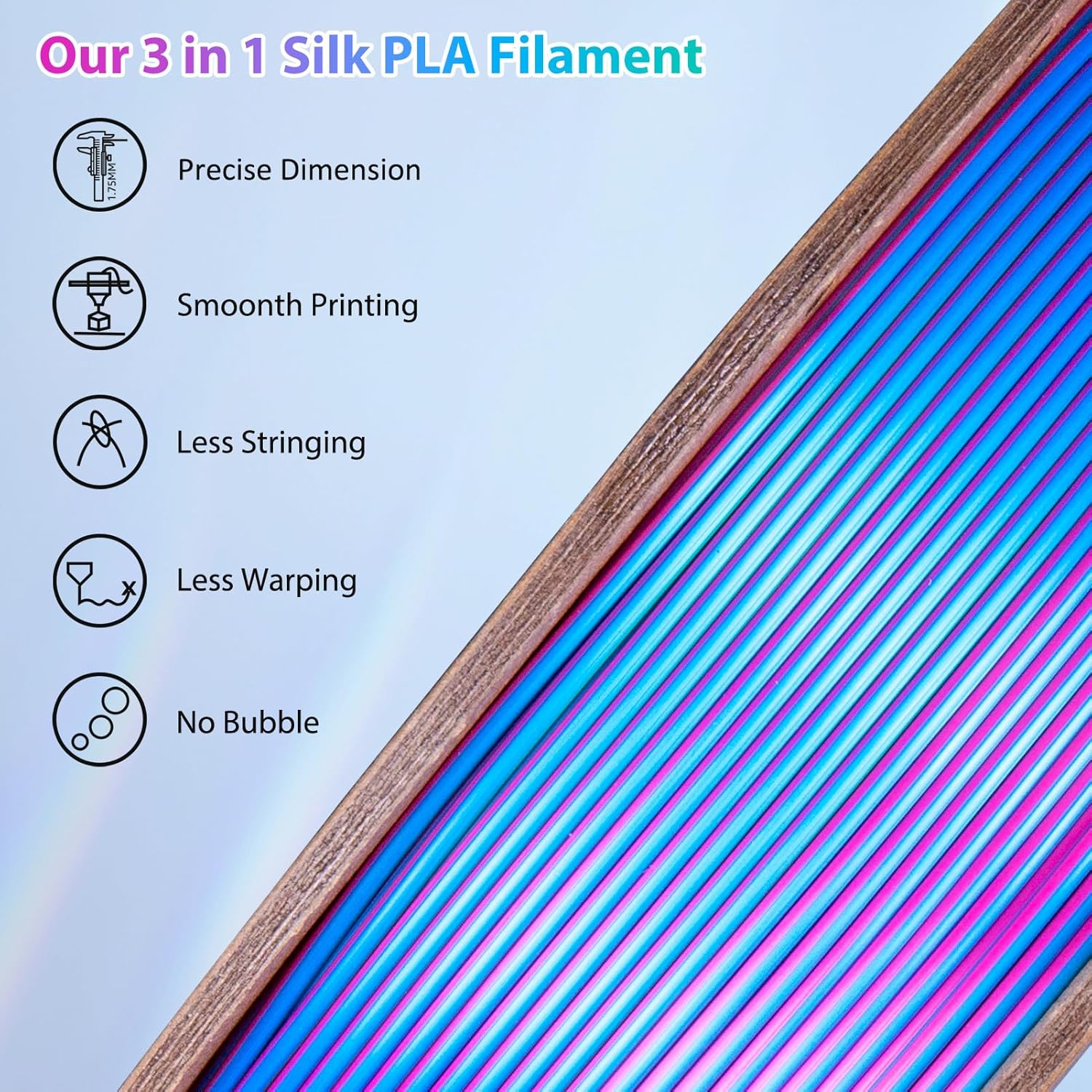 ADLAYER PLA Silk 3D-Drucker-Fi – 3D Printing Link Bewertung und Preis