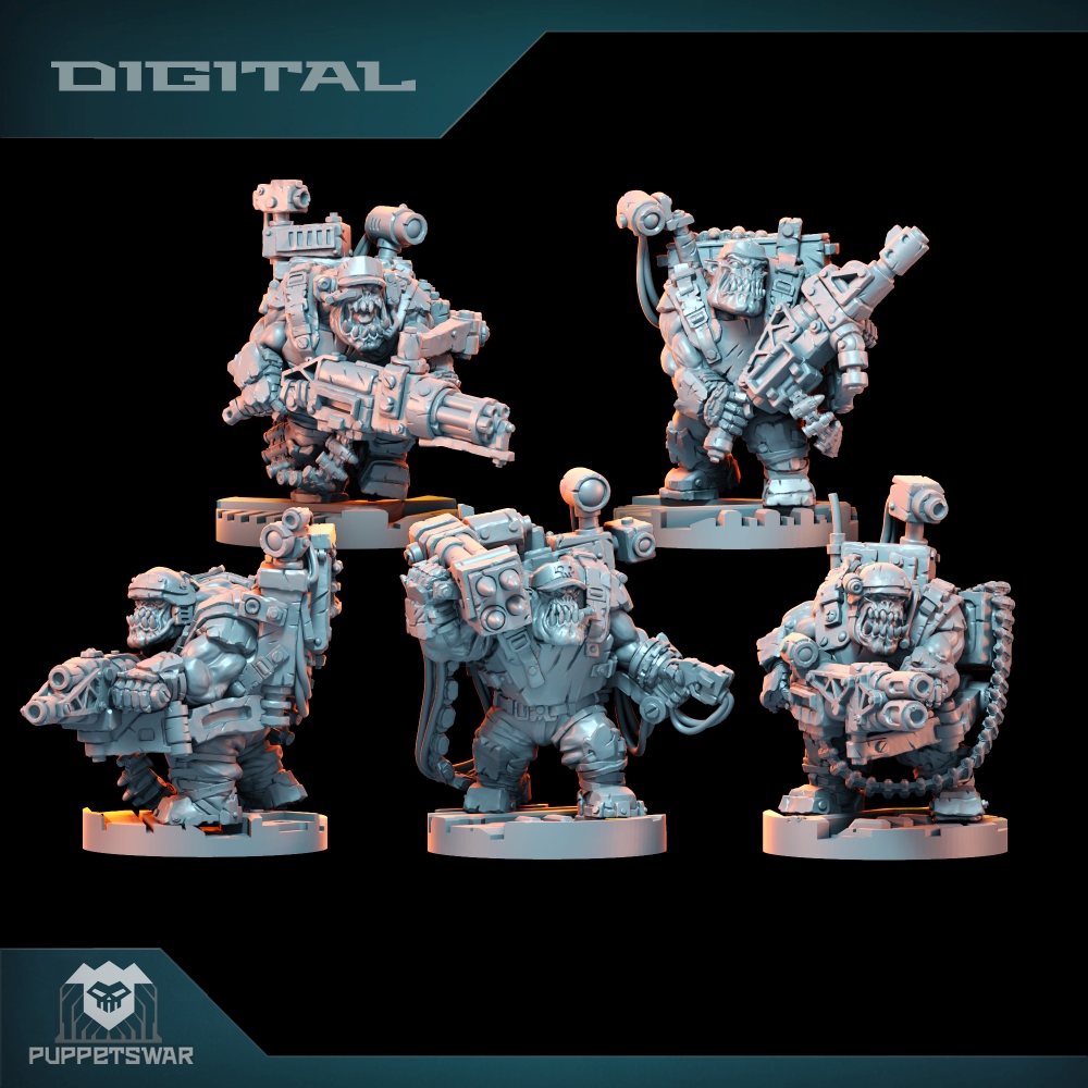 Orc Ultimate Badasses Squad, G – 3D Printing Action Figure Bewertung und Preis