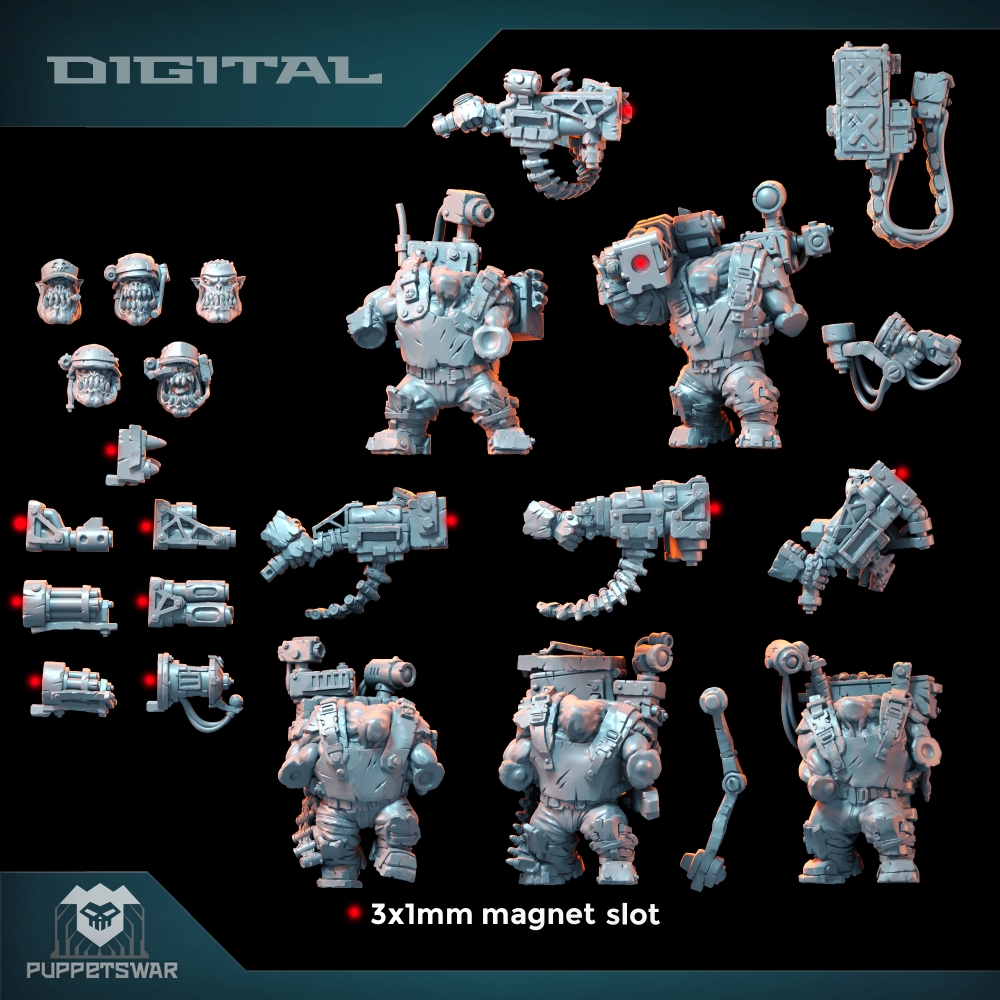 Orc Ultimate Badasses Squad, G – 3D Printing Action Figure Bewertung und Preis