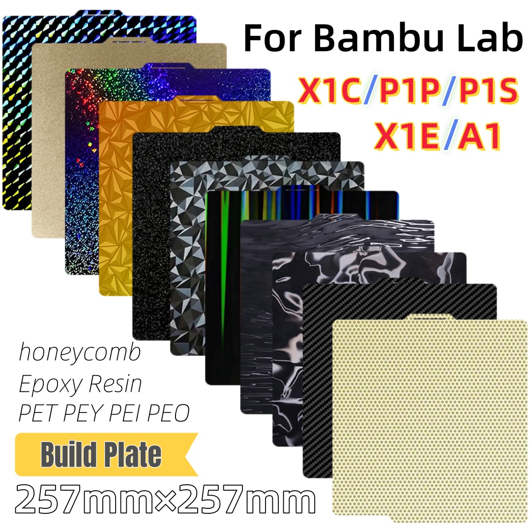 Bauplatte 257x257 Federstahlbl – 3D Printing File Bewertung und Preis